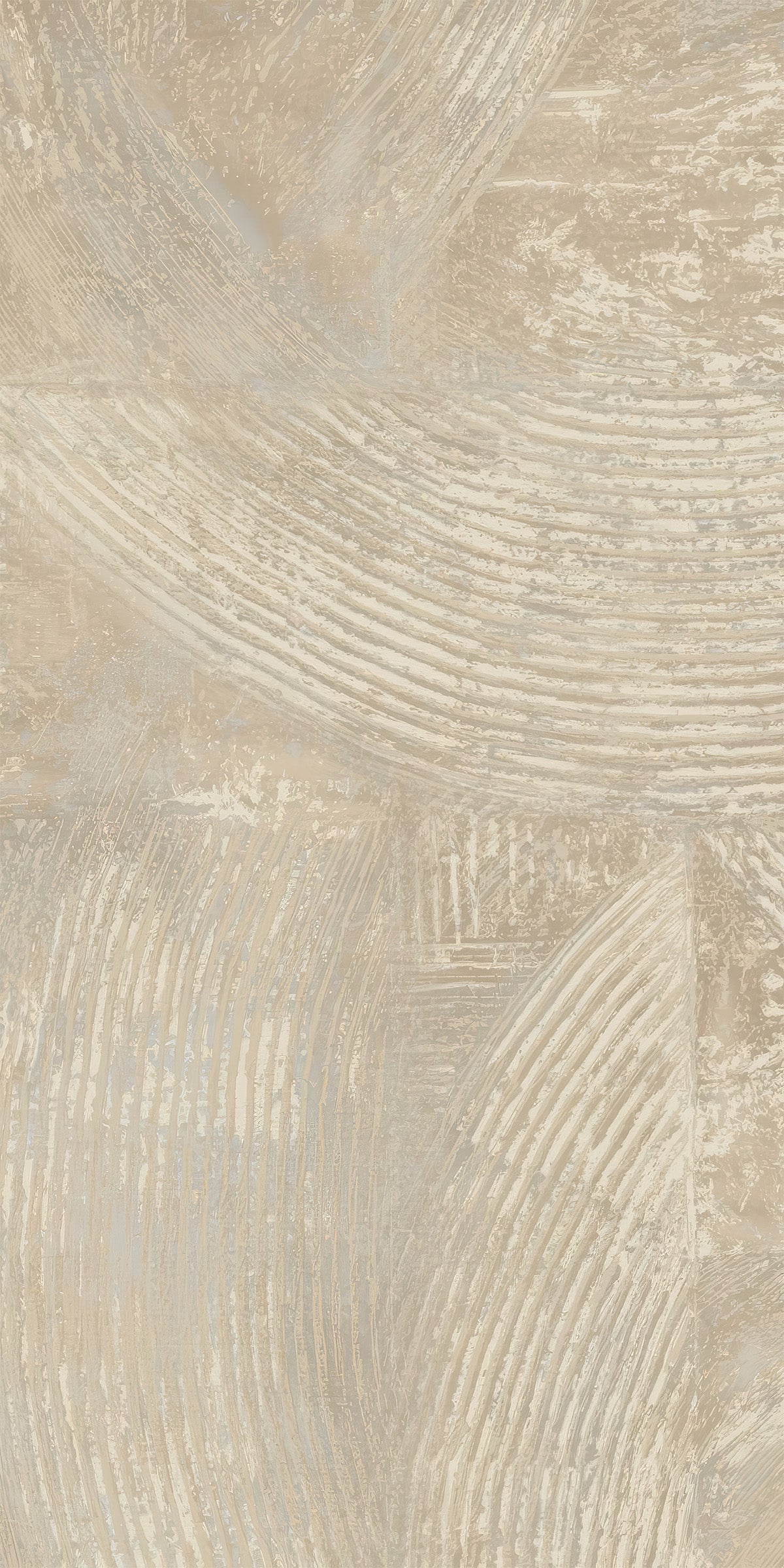 Textured beige and brown patterned wallpaper