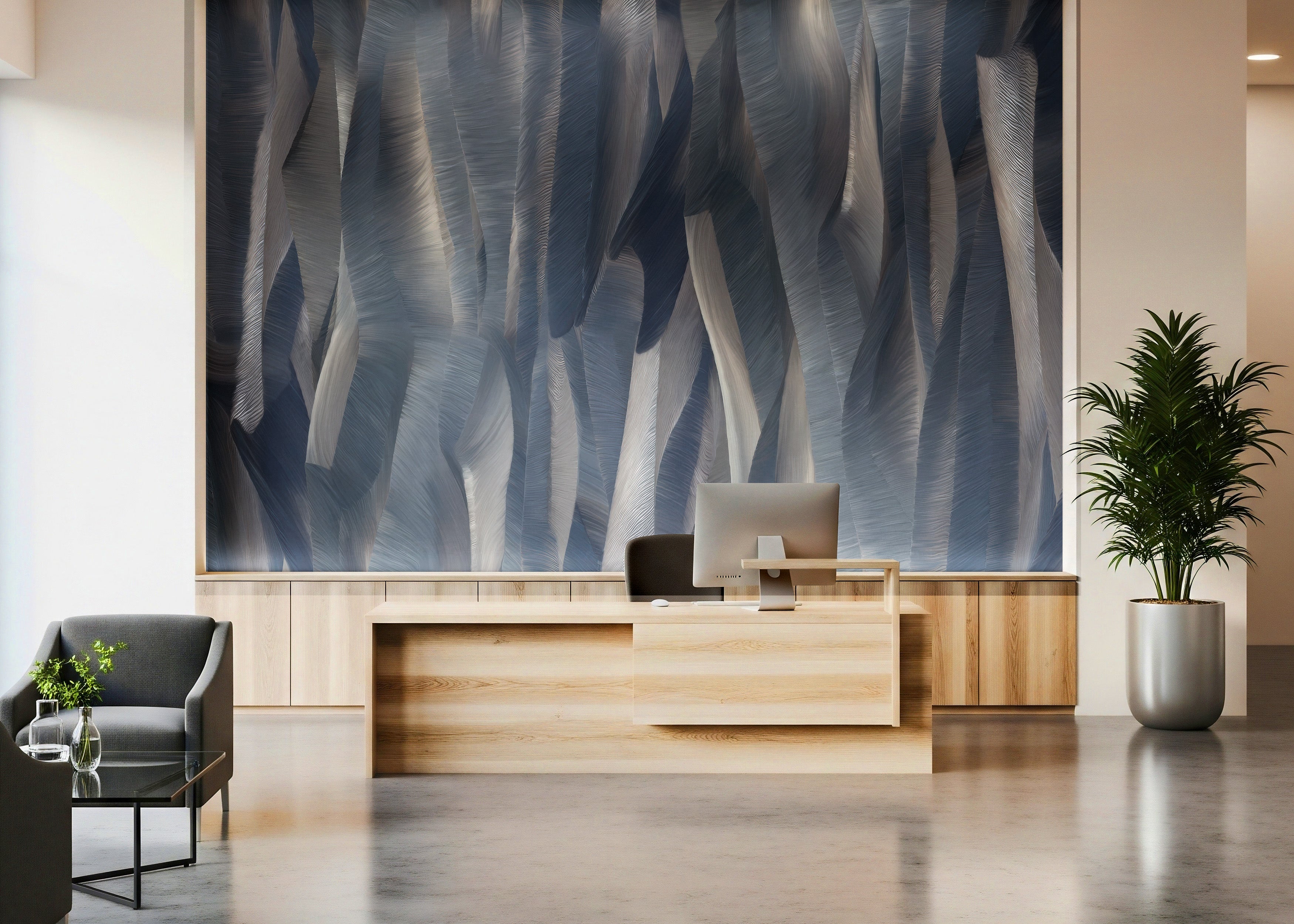 Elysio Blue - Flex Marble 55"x110"